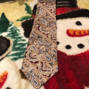 Vintage Christian Dior Monsieur Silk Tie • Italian Woven • Paisley Designer